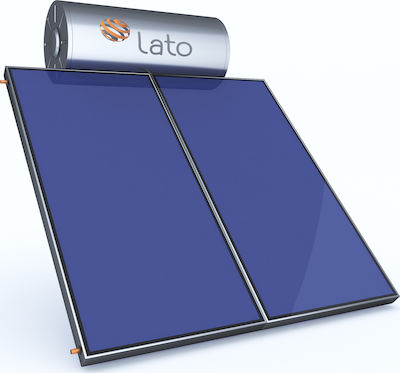 LATO Ηλιακός θερμοσίφωνας 300 LT/3 m² glass διπλής ενέργειας, Lato